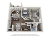 2Bd1Ba WILLOW Floor Plans 2Bd1Ba WILLOW Floor Plans at Brookdale on the Park, Naperville, IL, 60563